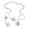 Collana a Fiore di Temperamento Elegante Classico di Alto Senso, Adatta per Abbinamenti Festa Donna