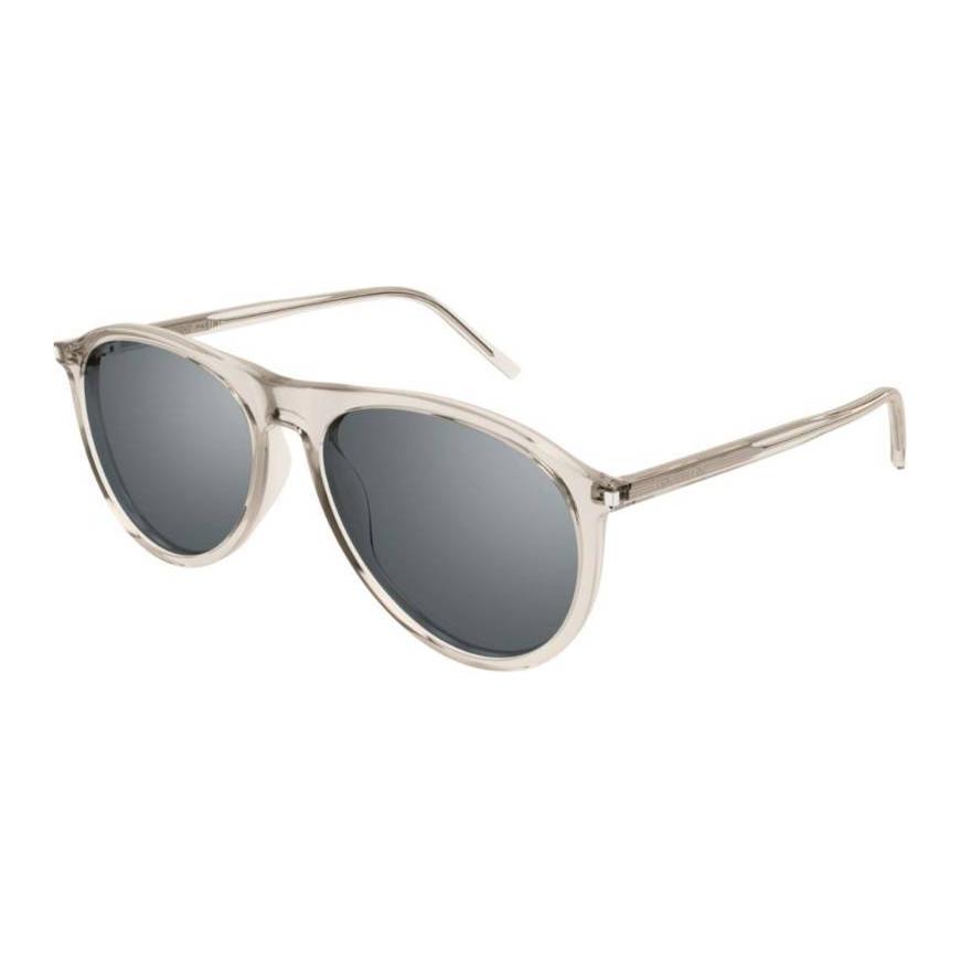 

Saint Laurent Mirror Leg Carved Plastic Butterfly Sunglasses Unisex sunglasses Gray SL667003 Basic Packaging-Eyeglass Case