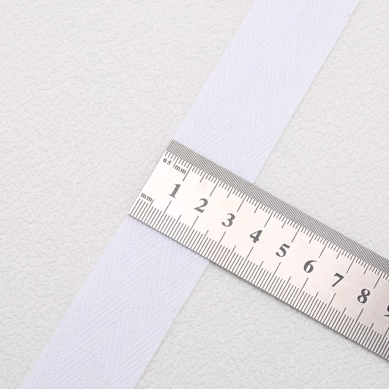 Herringbone Cotton Fabric Strip: Versatile Woven Tape for Binding & Edging