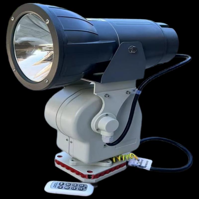 SEMPERLEY Outdoor Wireless Remote Control Auto-Rotating Waterproof Xenon Searchlight