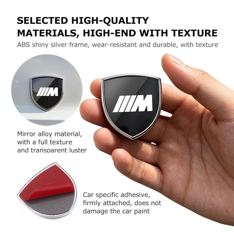 SNLL4 Car Body Logo Decoration Sticker 3D Stereo Alloy Modification For BMW Performance M E87 E30 E46 E28 F35 G20 E93 F20 X3 X
