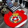 Wisla Krakow Logo Pattern Round rug,Carpet Rug for Living Room Bedroom Playroom ,Non-slip Floor Mat,Holiday Gifts and Birthday Gifts.
