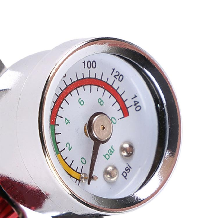 Air Compressor Regulator Spray Gun Pressure Regulating with Gauge for Pnuematic