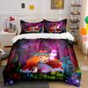 Fairy Forest Illustration Set Soft Comfortable Duvet Cover Bedding Set Included 1*Duvet Cover & 2*Pillowcases, Gift