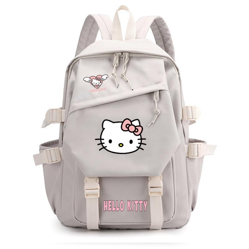 Cartoon Cat Kt Cat Backpack Cute Girl Backpack Junior High School Student Printed Schoolbag Backpack