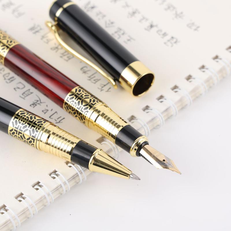 Smooth Writing Grain Fountain Pen Classic Texture Office Pen School Signature Calligraphy Student Stationery Supplies Gifts