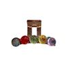 Yousheng Hair Claw Colorful Transparent Beads Decor Hair Clip Strong Grip Non-Slip Large Size Back Head Shark Hair Claw Hair