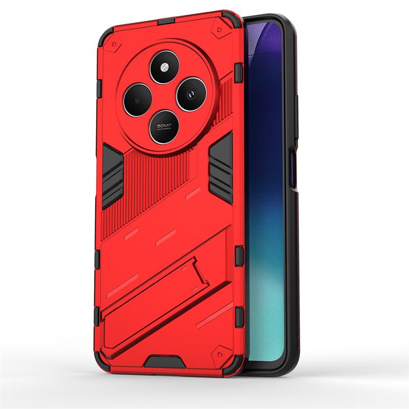 Phone Holder Case For Xiaomi Poco C75 Case Bumper Anti-knock Hard Armor Full Back Cover For Poco C75 Case For Poco C75 6.88 inch