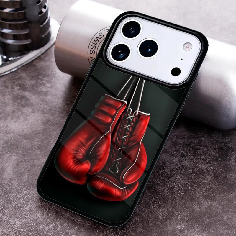 Boxing Gloves Hanging on a Wall Phone Case For iPhone 17 16 15 14 13 12 11 Pro Max Plus 17Air Soft Silicone Cover