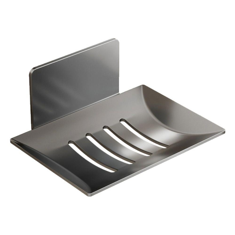 Carbon Steel Shower Soap Holder Wall Mounted Soap Storage Rack Soap Dish Bathroom Accessories