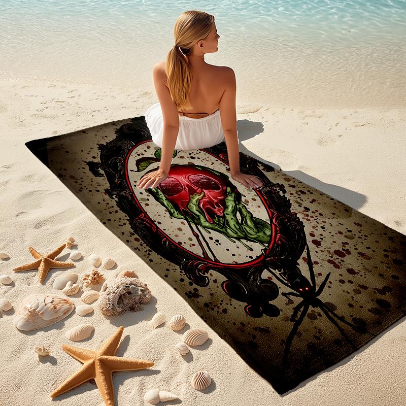Purple Ghostly Dreamscape Towel Large Quick-Drying Microfiber Soft S-Square Pants-s Beach Towel for Travel Fitness Bathing Camping. 0730s148