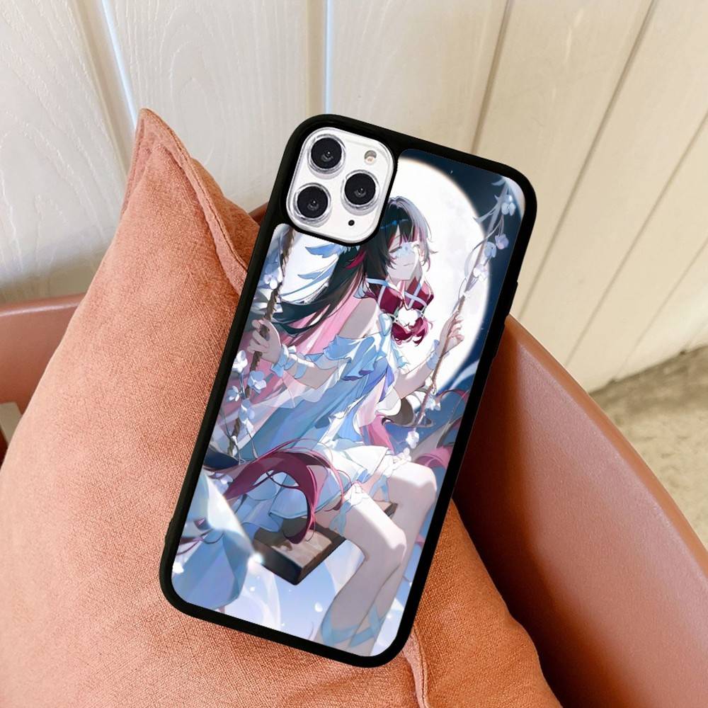 Genshin Impact Columbina For iPhone 11 12 13 14 15 16 17 Pro Max Plus TPU+PC Shockproof Back Phone Cases