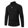 Korean Sweater Men's Winter Japanese Retro Thread Jacket Pullover Thermal Inner Layer Base Knitted Sweater