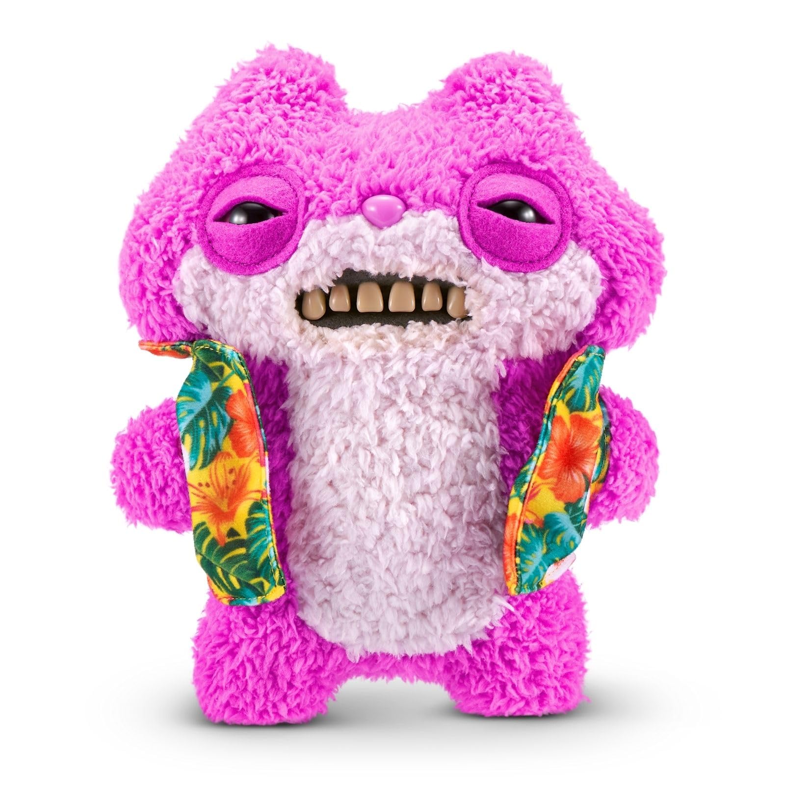 Fuggler VACAY VIBES Sketchy Squirrel Pink Plush Toy Authentic - (15714A)
