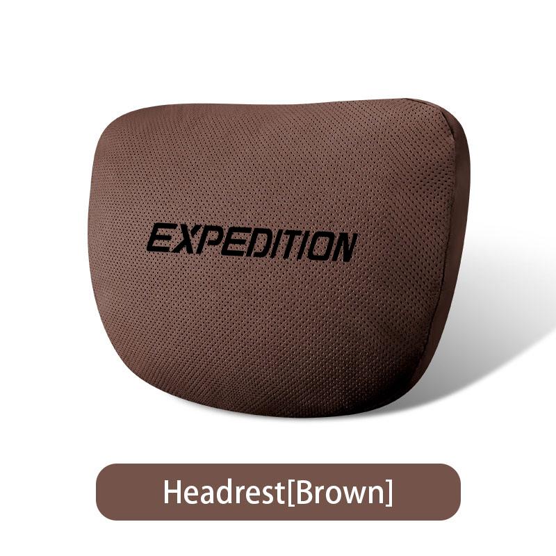 Car Headrest Neck Pillow Support Seat / Maybach Design S Class Soft For EXPEDITION Ford Accessories headrest brown