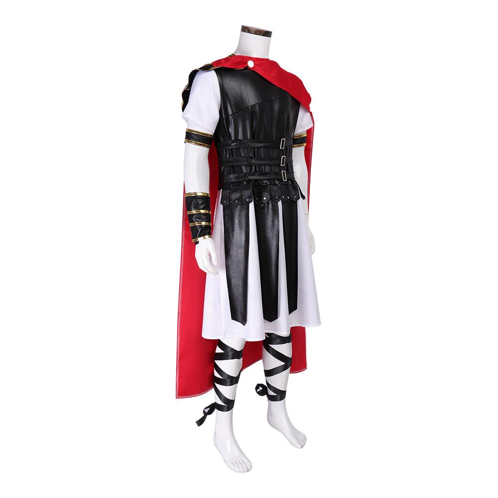 Halloween Roman Warrior Costume Medieval Knight Cosplay Outfit Egyptian Soldier Armor Set Men's Party Theater Clothing