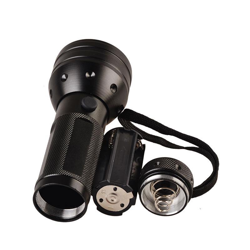 Aluminum Alloy 51 LED UV Flashlight for Scorpion Detection, Currency Verification, and Curing.