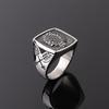 Jewelry Indian Totem Stainless Steel Ring, Personalized Retro Titanium Steel Men's Ring