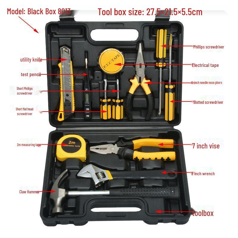 12-Piece Universal Household Tool Set: Digital Display Electric Pen, Screwdriver & Multifunctional Repair Kit