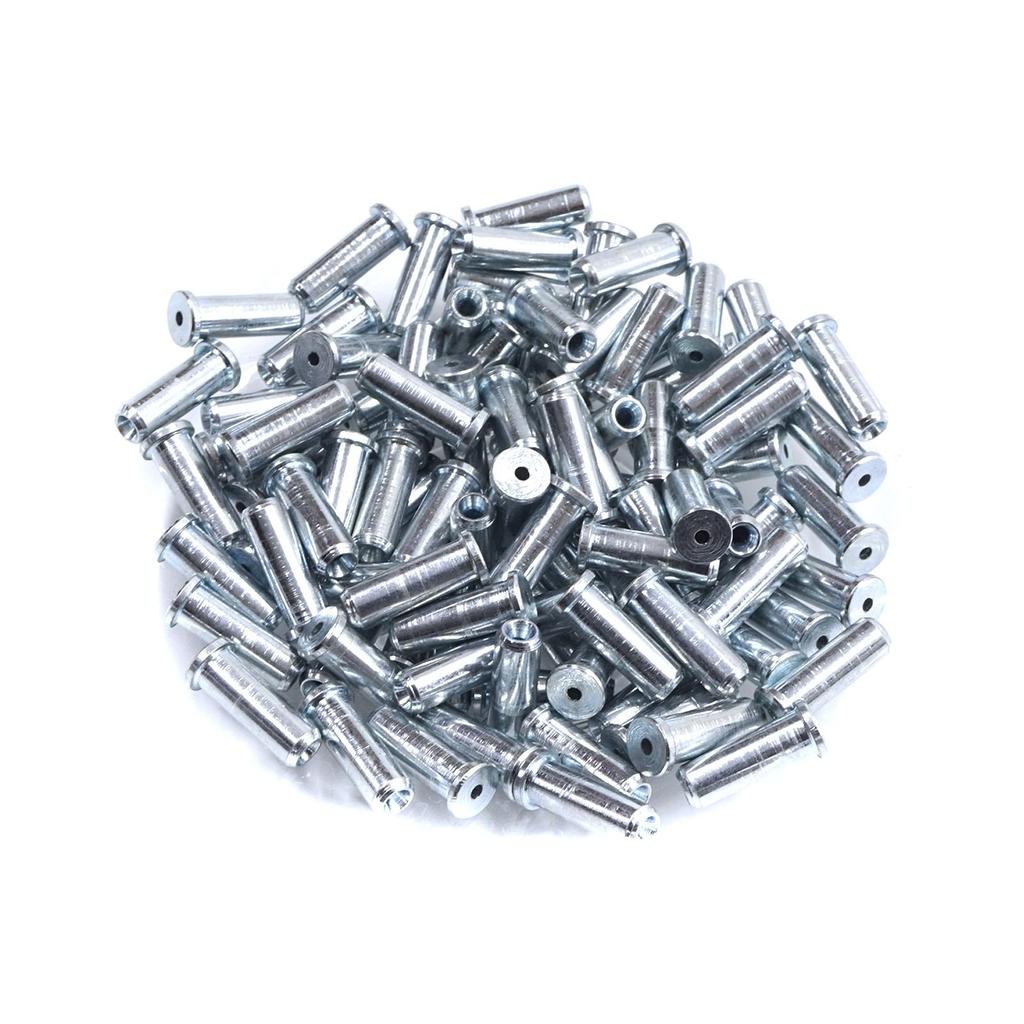 ECR035 Window Regulator Cable Wire Rope End Pin Stop Rivet 6.5x15/1.7 Mm 100 Pcs