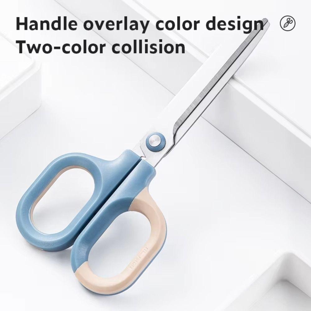 Stainless Steel Household Scissors Large Loop Handle Paper Scissors  Office Accessories