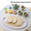 Wooden Danish Ice Cream & Tea Playhouse Toy for Kids & Parents