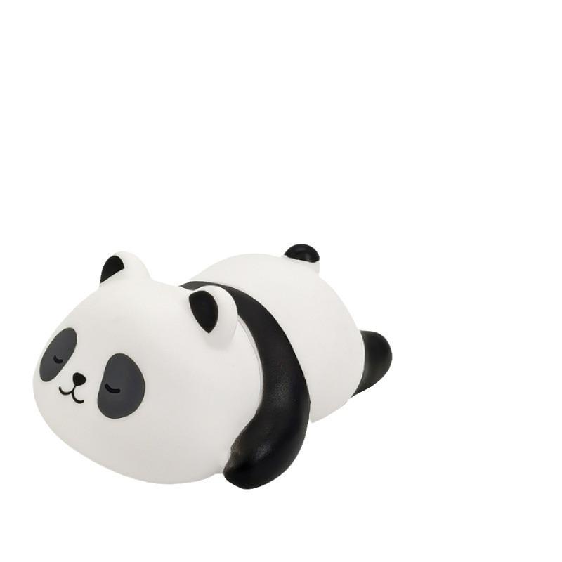 Adorable Panda Cake Toppers - Cartoon Resin Crafts for Birthdays and Baking Decorations