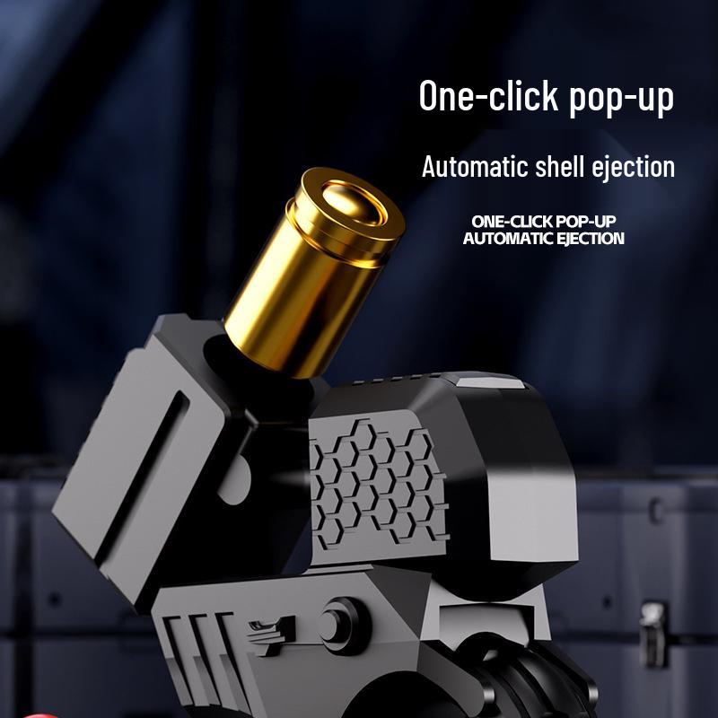 Cross-Border Golden Finger Toy Gun Mini Ring Launcher Ejecting Shell Pistol With Soft Bullets