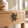 Cast Brass Bird Cabinet Handle Decorative Paired-Bird Motif Drawer Pull Compact