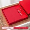 High-End Custom Sheepskin Business Notebook with Logo