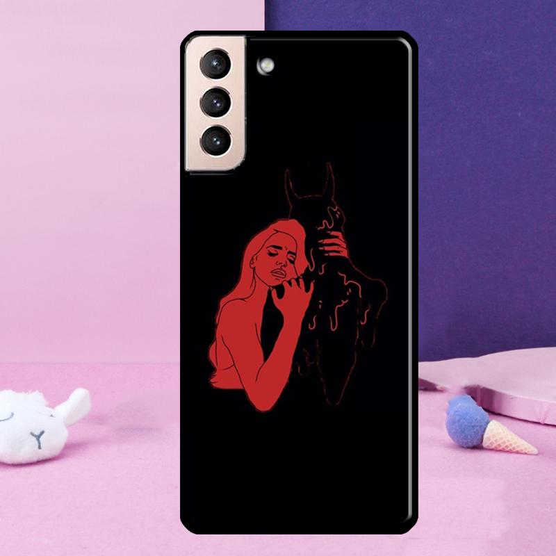 Devil Girl Woman Phone Case For Samsung Galaxy S25 Ultra S24 S23 Ultra S9 S10 S20 S21 S22 Plus S24 FE Cover