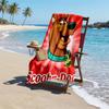 Scooby Doo Fashion Beach Towel: Ideal for Summer Adventures Soft, Absorbent and Quick Drying Suitable for Swimming and Bathing