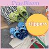 Cartoon Stitch Z Plush Slippers For Couples Warm Indoor Home Slides Men Women