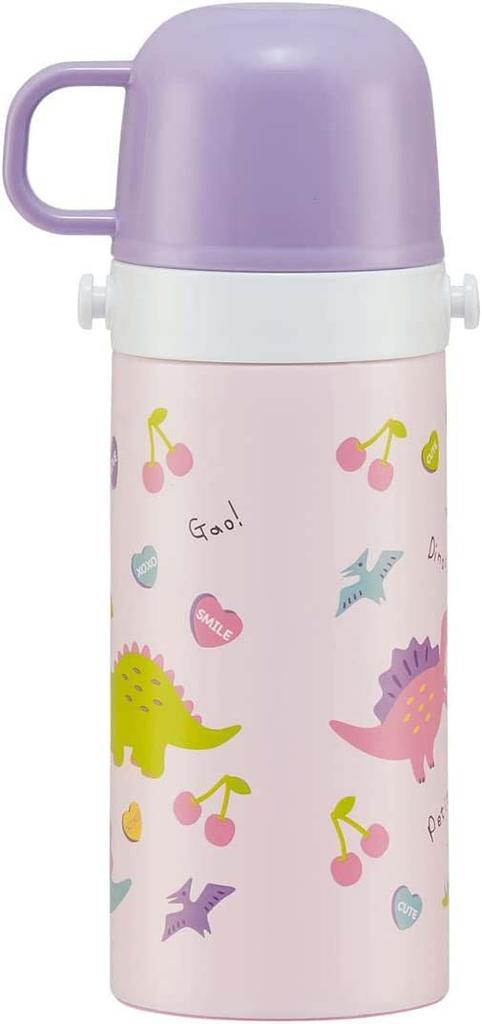 Skater Water 420ml Direct Drink 350ml Cup Drink Smile Small Stainless Sports Water Kids' 2-Way Bottle (Direct Drink) / (Happy & Design), Capacity,