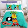 Numberblocks Bettwäsche-Set Atmungsaktiver Bettbezug mit Kissenbezügen Dekorative Bettwäsche für Schlafzimmer Heimdekoration Geburtstagsgeschenk