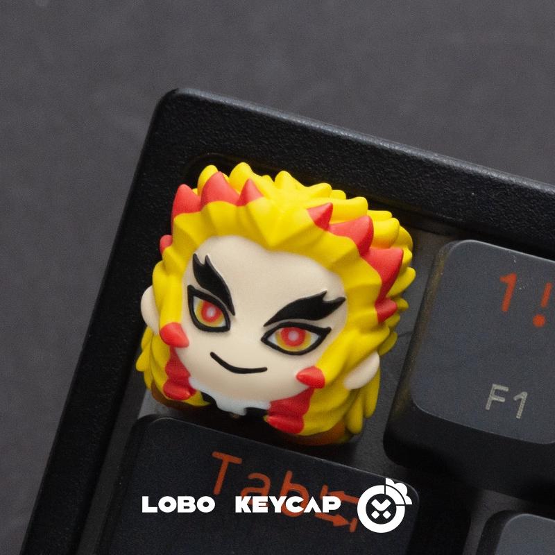 Anime Demon Slayer Kamado Nezuko Kamado Tanjiro Character Series Personalized Keyboard Keycap Esc Periphery Collectble Fun Gifts