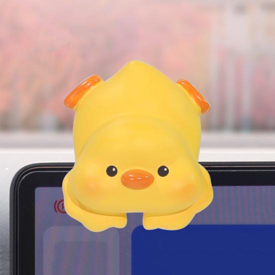 Car Ornament Cartoon Animal Car Dashboard Decoration Rabbit Duck Frog Dog Design Car Figurine High Temperature Resistant Car Accessories