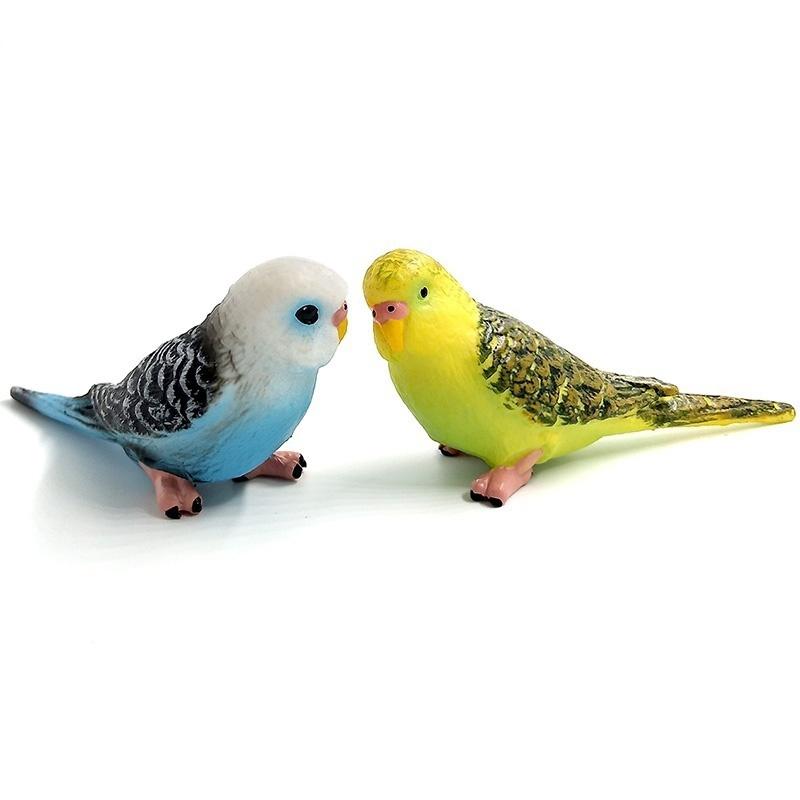 1PC Simulation Forest Parrot Mini Animal Model Miniature Landscape Ornament Dollhouse Decorations