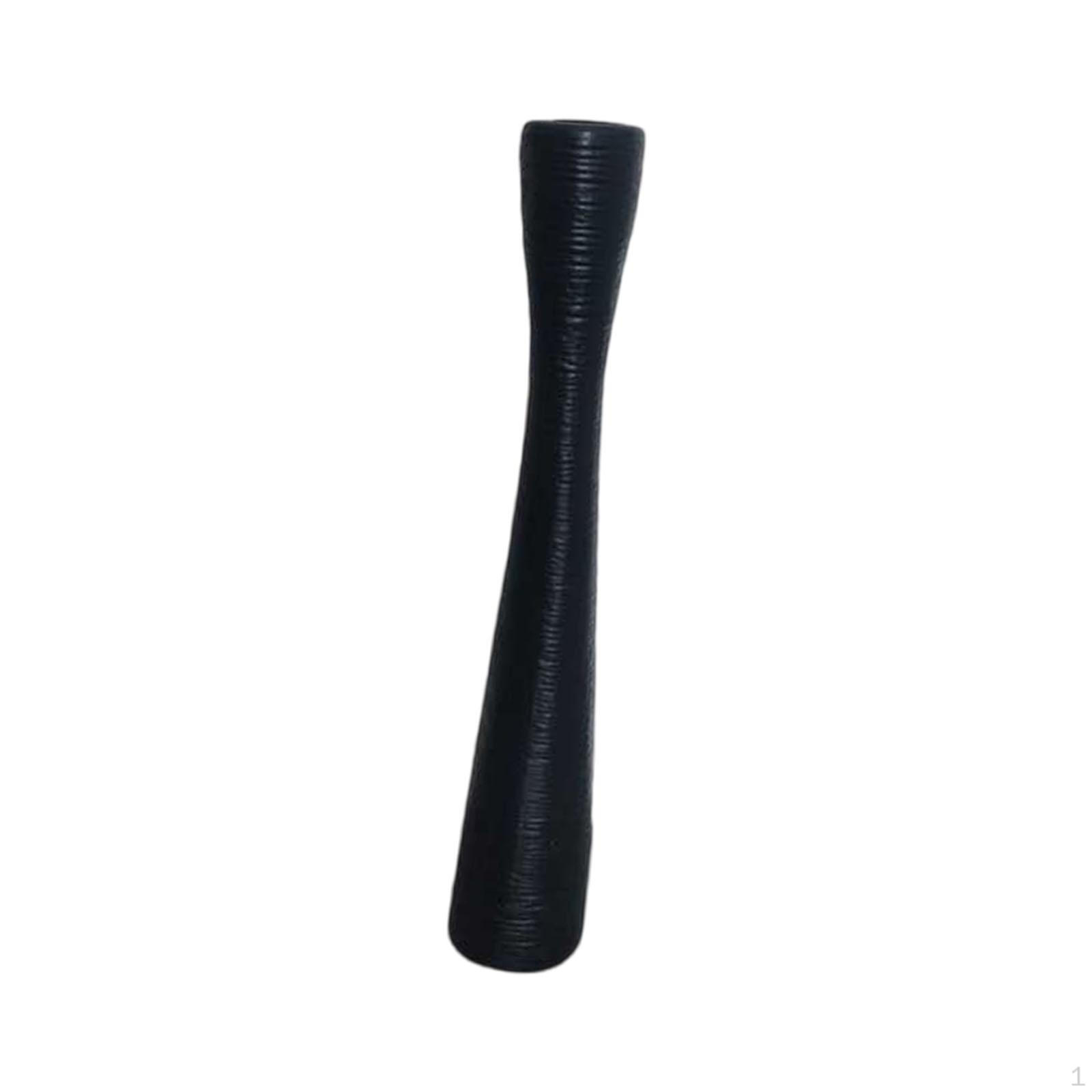 

Vase for Minimalist Flower Arrangements, Decorative Art Desk, Party Shelf, Office Or black 6.8x6.8x38.5cm