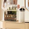 1pc Automatic Liftable Cosmetics Storage Box Desktop Dust Makeup Brush Brow Pencil Eyeliner Storage Bucket Make Up Organizer