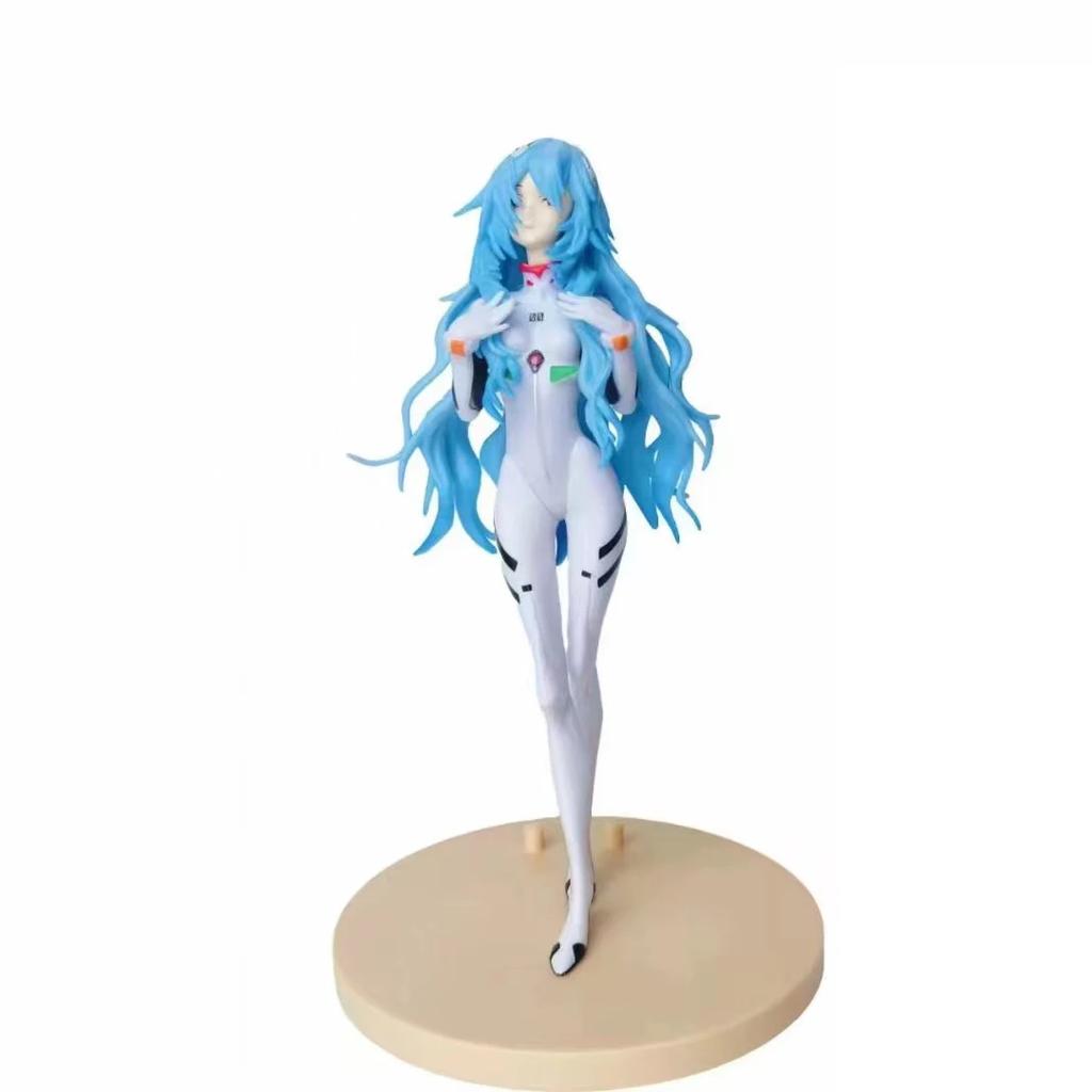 3 Stück EVA Ayanami Rei PVC Actionfiguren - Neu auf Lager Anime Figur Spielzeug Premium Schreibtischornamente für Geburtstags- und Weihnachtsgeschenk