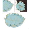 Decorative Tray Plate, Resin Jewelry Dish, Organizer for Vanity, Bathroom, Dresser, Serving