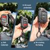 Autozubehör Schutz für Jeep Jl Wrangler Jlu Gladiator Grand Cherokee Silikon Auto Schlüsselkappen Halter Klappbarer Schlüsselkasten