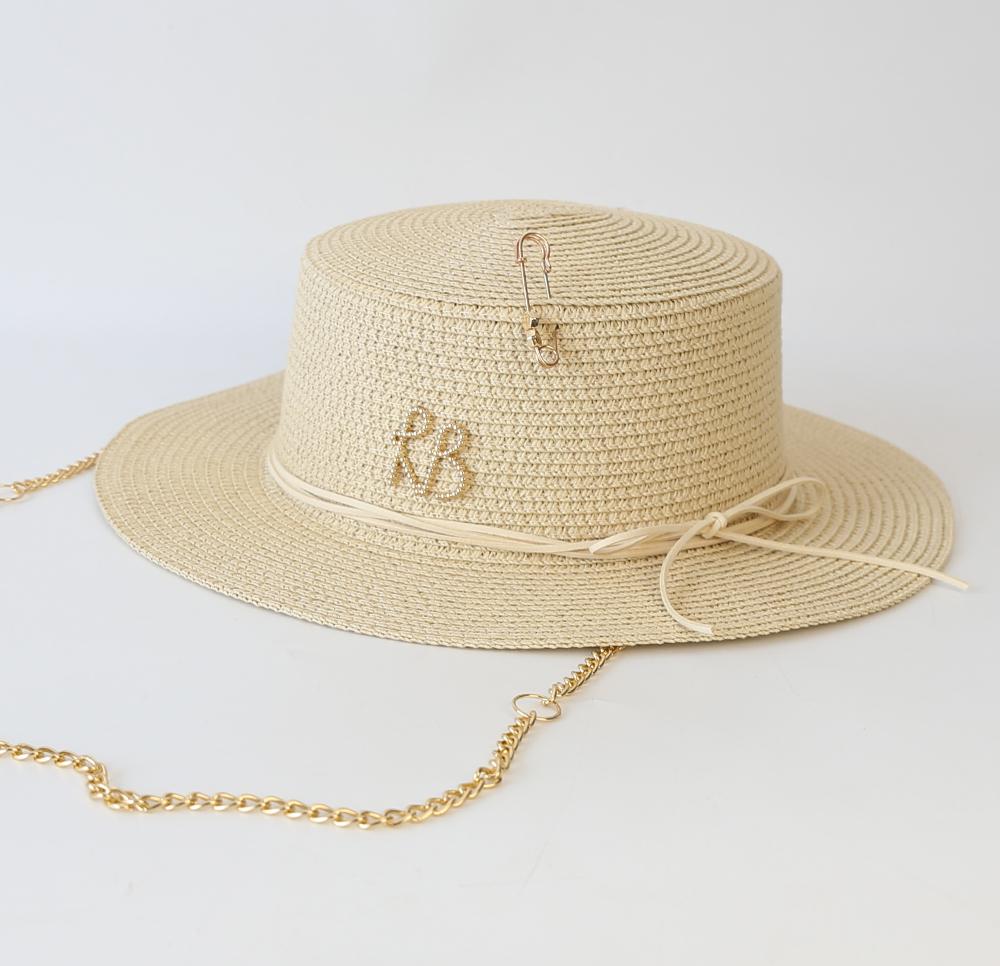 Summer RB Straw Hats for Women Outdoor Decoration Elegant Ladies Party Wedding Dress Hats Travel  Sun Beach Hat Panama
