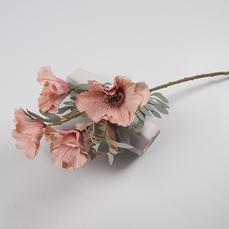 High-Realism Poppy Bouquet for Wedding & Home Decor