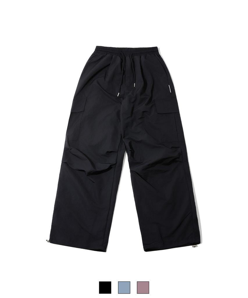 A WORLD ALL Nylon Cargo Wide Pants (Awapnt-0002)
