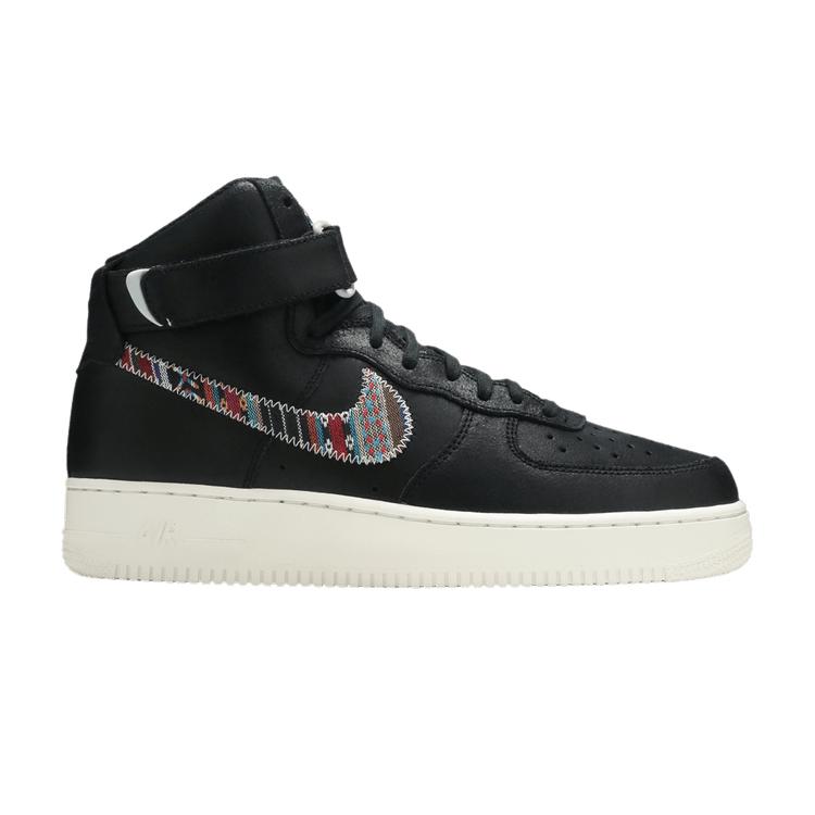 

Мужские кроссовки Nike Air Force 1 High 07 LV8 Afro Punk Черный Черный-Саммит-Белый 806403-006