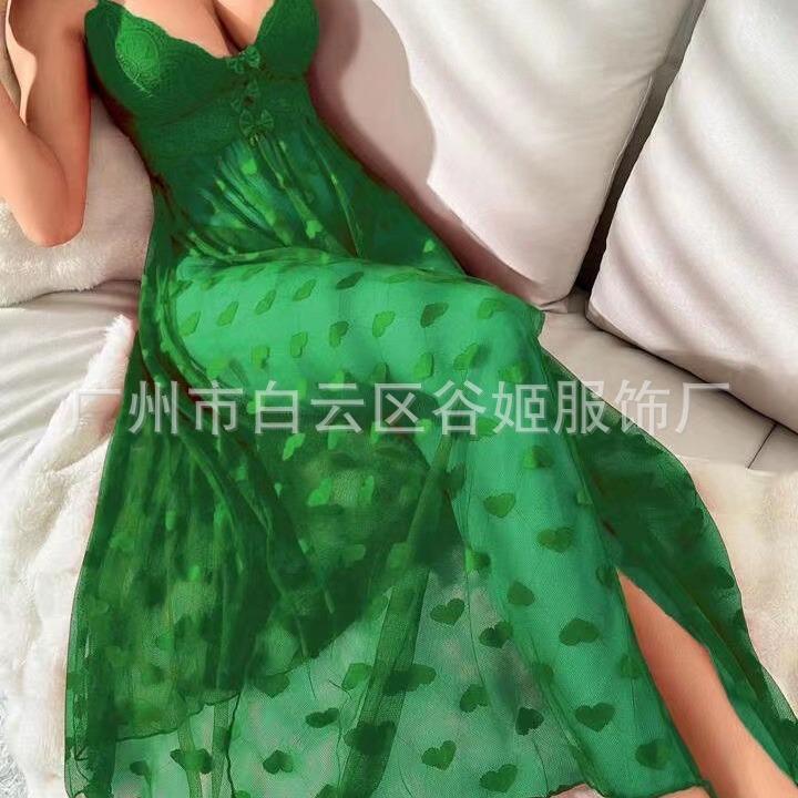 Sexy pajamas lace dress perspective sex lingerie sex toys stage uniform