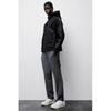 H M Side Stripe Hoodie Loose Fit Black