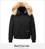 Men's Winter Trendy Thickened Down Parka with Fur Collar - Unisex Cold Protection Jacket